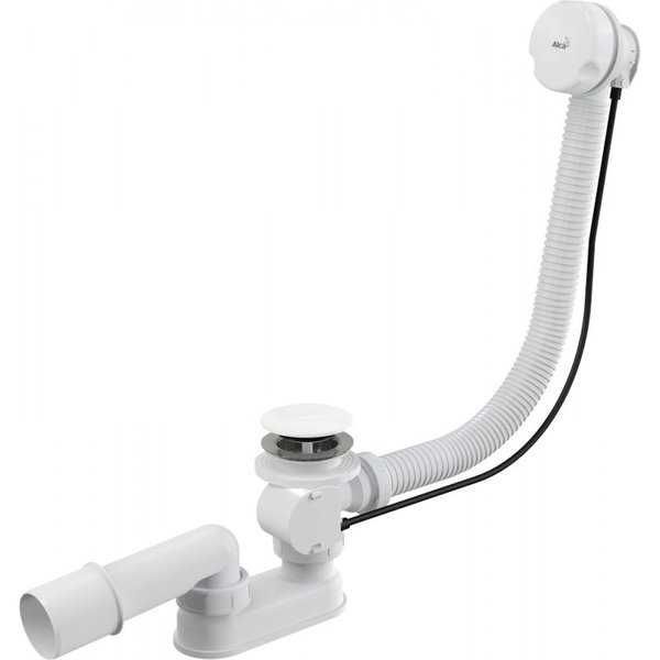 Сифон для ванної ALCAPLAST впуск 70мм із тросом білий A51BM