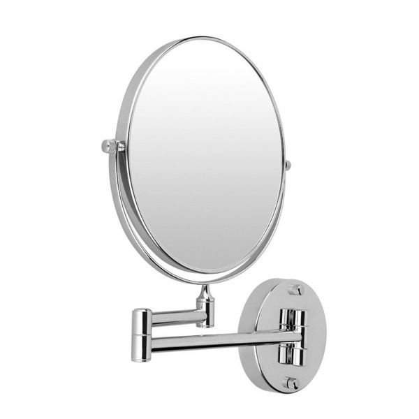 Косметическое зеркало SONIA Contract-Hospitality 164547 круглое подвесное металлическое хром