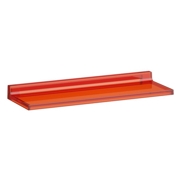 Полиця настінна LAUFEN Kartell H3853300820001 450мм прямокутна пластикова помаранчева