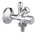 Вентиль запірний побутовий GROHE Original WAS® 22036000 кутовий 1/2"х3/4"х3/8" зв-зв-зв CV032156 1 з 3