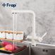 Cмеситель для кухни с краном для фильтрованной воды FRAP белый латунь F4352-24 4 из 10