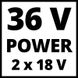 Аератор-скарифікатор акумуляторний Einhell GC-SC 36/31 Li PXC 18В 31см 10.9кг (без АКБ та ЗП) 10 з 13