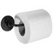 Тримач для туалетного паперу REA 322203 округлий металевий чорний REA-77014 2 з 6