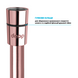 Шланг для душа DROP Silk DuoFlex полимерный с двойным Анти-Твистом 175 см розовое золото SH-H175-ROS-P 9 из 11
