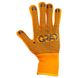 Перчатки трикотажные с точечным ПВХ покрытием утепленные р10 (оранжевые) КРАТНО 12 парам GRAD (9442375) 2 из 4