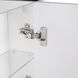 Шкафчик с зеркалом в ванную Q-TAP Robin 60x73x14.5см c подсветкой белый QT1377ZP6001W 7 из 8