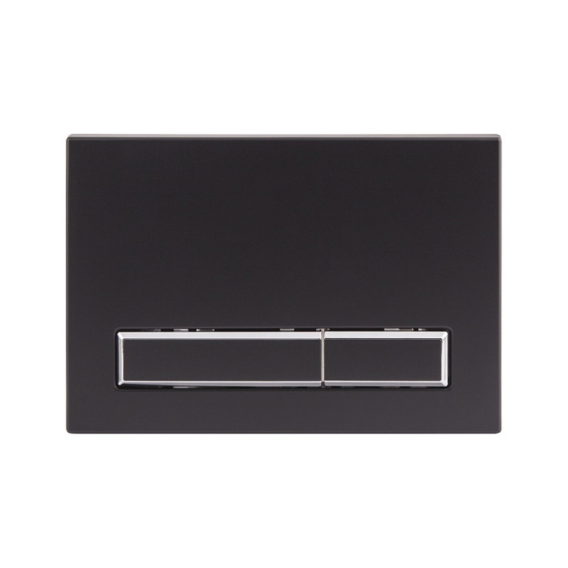 Комплект інсталяції Q-TAP Nest/Swan кнопка чорна безобідковий унітаз Q-TAP з кришкою мікроліфт дюропласт QT16335179W45153