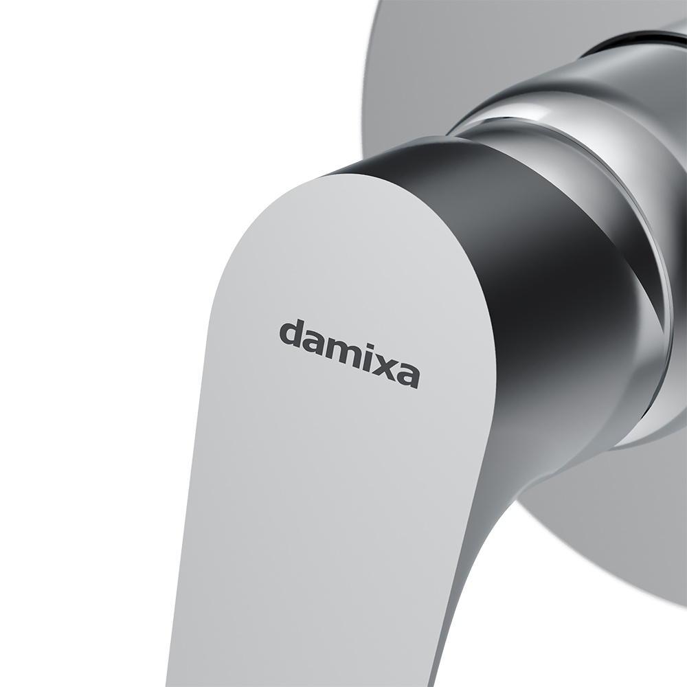 Змішувач прихованого монтажу DAMIXA Origin Bit хром латунь 110мм 777500000