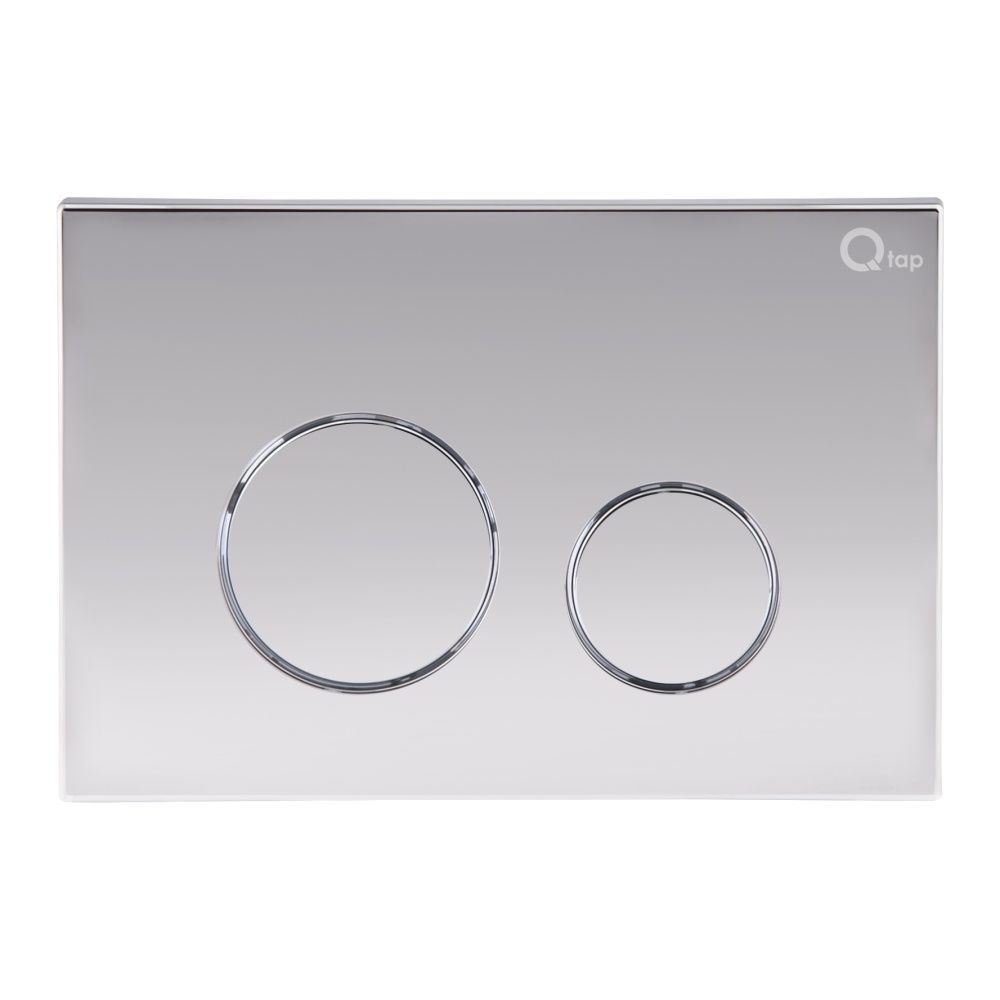 Набір інсталяції Q-TAP Nest / Swan / Inspai-Varius кнопка хром безобідковий унітаз Q-TAP з кришкою мікроліфт дюропласт M425M11CRMQT16335178WIVCRM001
