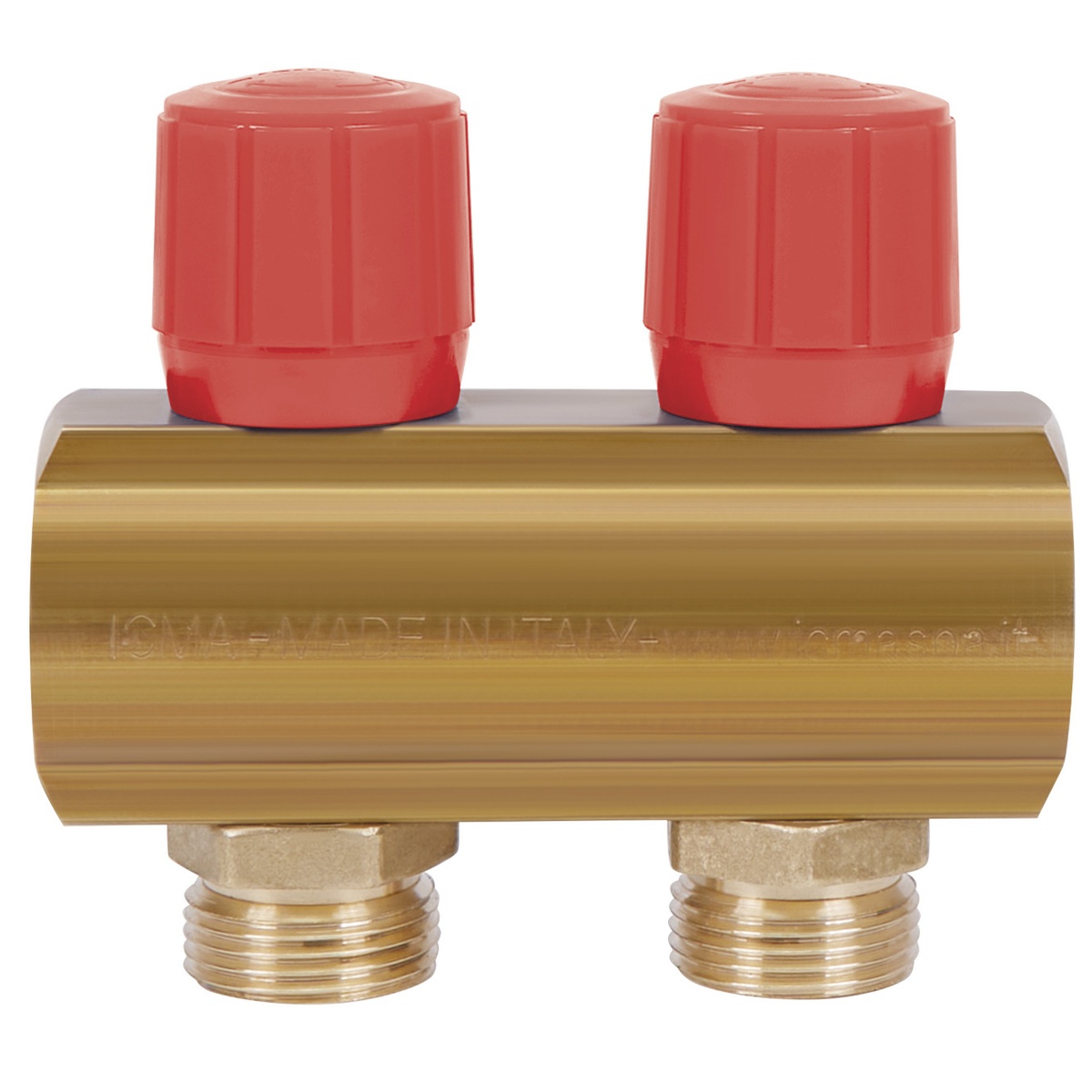 Колектор для водопроводу ICMA 2 контури 1"/3/4" 1105 (Red) 871105PG0511