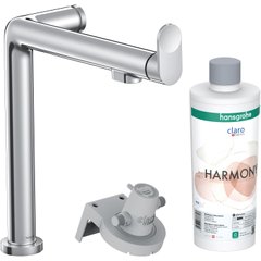 Змішувач для кухні із краном для фільтрованої води HANSGROHE Aqittura M91 хром латунь 76802000