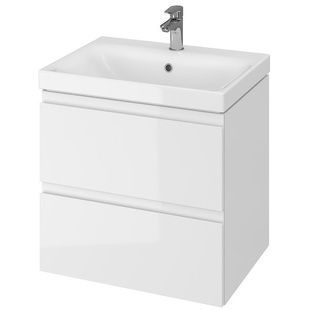 Тумба под умывальник CERSANIT Moduo 59.5x57x44.7см подвесная белая FZZW1009923424