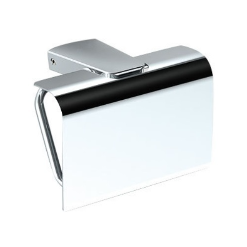Держатель для туалетной бумаги с крышкой CREABATH S6 192267 прямоугольный металлический хром