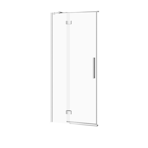 Дверь стеклянная для душевой ниши распашная двухсекционная CERSANIT CREA S159-005 90x200см прозрачное стекло 8мм профиль хром EZZD1000256332