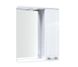 Шкафчик подвесной с зеркалом в ванную AQUARIUS ELEGANCE 55x70x17см c подсветкой с полочкой белый AQ-U1112473211 1 из 2
