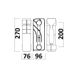 Биметаллический радиатор отопления GALLARDO BISMALL 270x76 мм боковое подключение секционный 000020218 (продажа от 10шт) 2 из 9