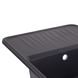 Мийка на кухню керамічна прямокутна Q-TAP CS 505мм x 730мм сірий із сифоном QT7440BET502 5 з 6