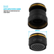 Поворотный 360° адаптер DROP COLOR CL360-BL внешняя резьба 24 мм угол 15° латунь цвет черный 4 из 6