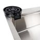 Мийка для кухні із нержавіючої сталі прямокутна накладна PLATINUM Handmade PVD "ВОДОСПАД" 750x450x230мм глянцева 1мм із сифоном в комплекті PLS-A39688 8 з 12