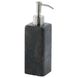 Дозатор для жидкого мыла AQUANOVA Hammam настольный на 200мл прямоугольный из камня серый HAMDIS-98 1 из 3