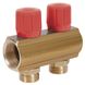 Колектор для водопроводу ICMA 2 контури 1"/3/4" 1105 (Red) 871105PG0511 1 з 3