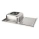 Мийка для кухні із нержавіючої сталі прямокутна накладна WEZER 800x500x160мм матова 0.6мм із сифоном W8050R 4 з 6