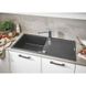 Кухонная мойка композитная прямоугольная GROHE K500 Contemporary 500мм x 1000мм серый с сифоном в комплекте 31645AT040536000 4 из 4