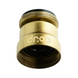Поворотний 360° адаптер DROP COLOR CL360-BRN зовнішня різьба 24 мм кут 15° латунь колір бронзовий 1 з 6