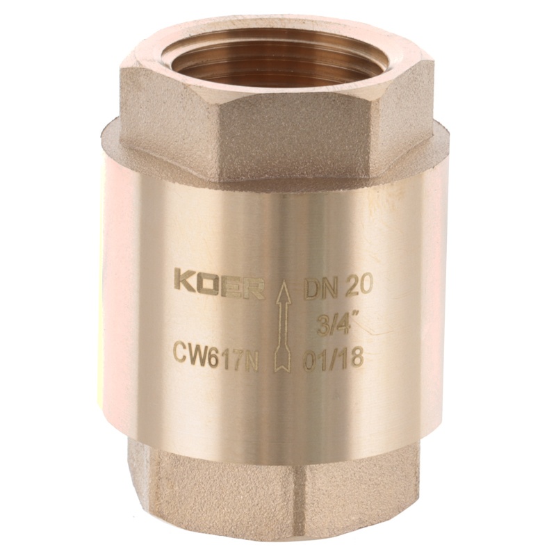 Зворотний клапан для води KOER KR.171 пружинний 3/4" внутрішня KR0128