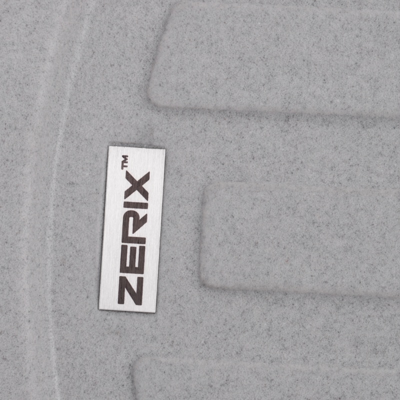Мийка для кухні гранітна овальна ZERIX ZS-7750R-09 760x500x200мм із сифоном сіра ZX4559