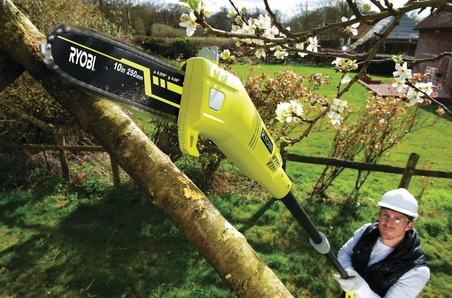 Висоторіз ланцюговий Ryobi RPP755E 750Вт шина 25см штанга 2.7м 3.9кг