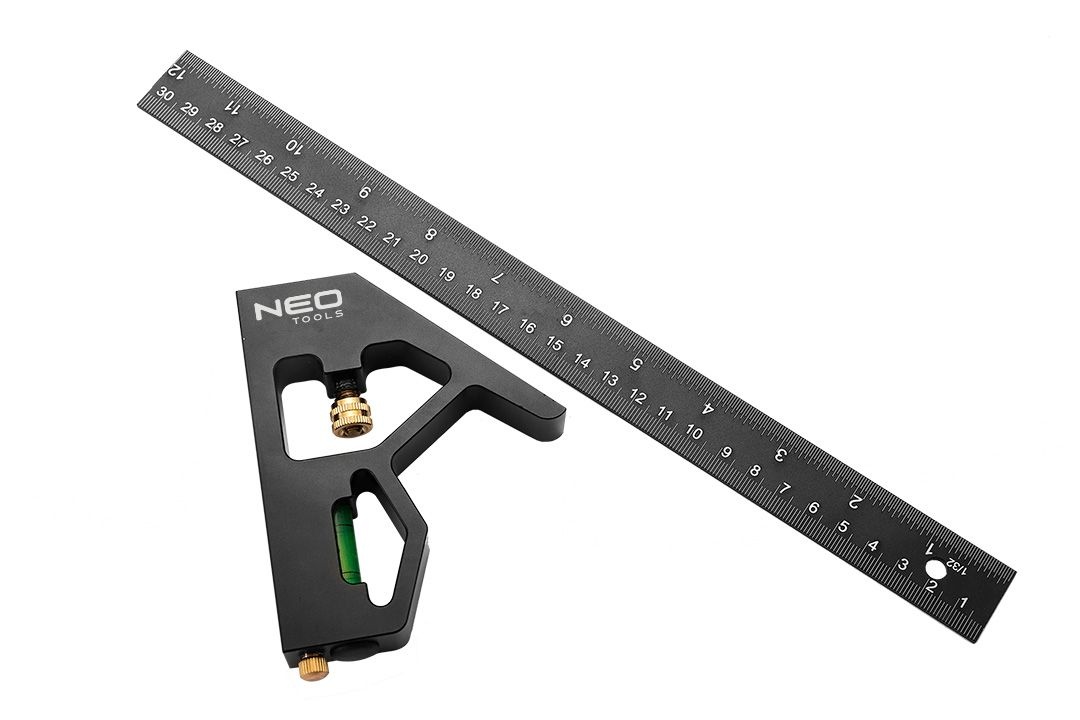 Кутник Neo Tools, 30см, алюміній, рукоятка з високою точністю нахилу