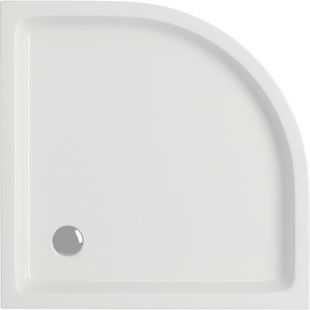 Поддон для душевой кабины CERSANIT Тако 80x80x16см полукруглый акрил без сифона белый S204-003