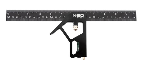 Кутник Neo Tools, 30см, алюміній, рукоятка з високою точністю нахилу