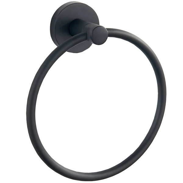 Держатель-кольцо для полотенец MEXEN REMO 155мм округлый металлический черный MEX-7050732-70