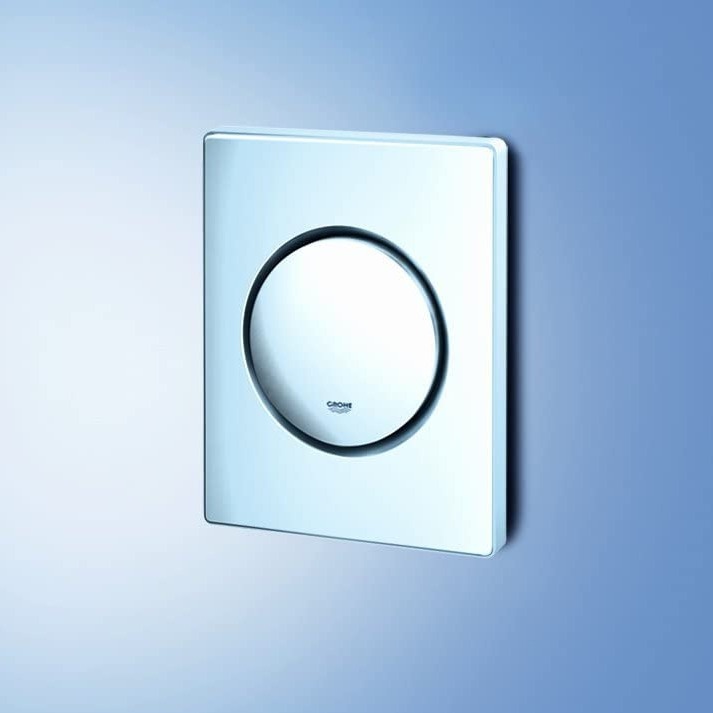 Кнопка слива для инсталляции GROHE Nova Cosmopolitan пластиковая одинарная глянцевая белая 38804SH0