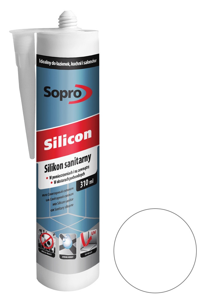 Силікон Sopro Silicon 052 безбарвний №00 (310 мл)