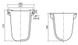 Полупьедестал для умывальника KOLO RUNA белый подвесной высота 32.5см L87100000 2 из 2