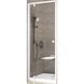 Двері скляні для душової ніші універсальні поворотні RAVAK PIVOT PDOP1-90 190x90см прозоре скло 6мм профіль білий 03G70100Z1 1 з 3