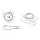 Раковина на кухню металлическая круглая LIDZ 515мм x 515мм микротекстура 0.8мм с сифоном LIDZ510DEC 2 из 7