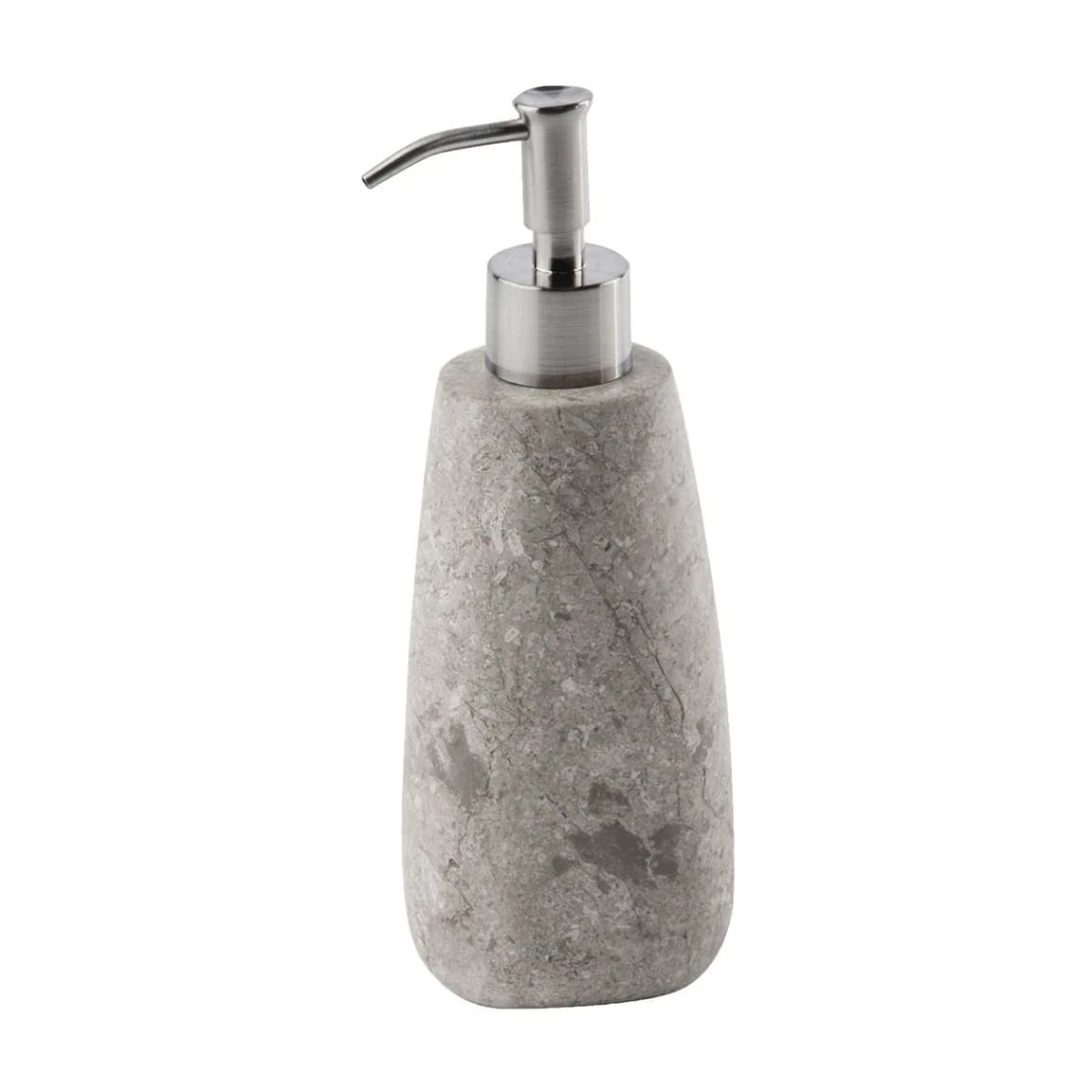 Дозатор для жидкого мыла AQUANOVA Conor настольный на 200мл округлый из камня бежевый CONDIS-15