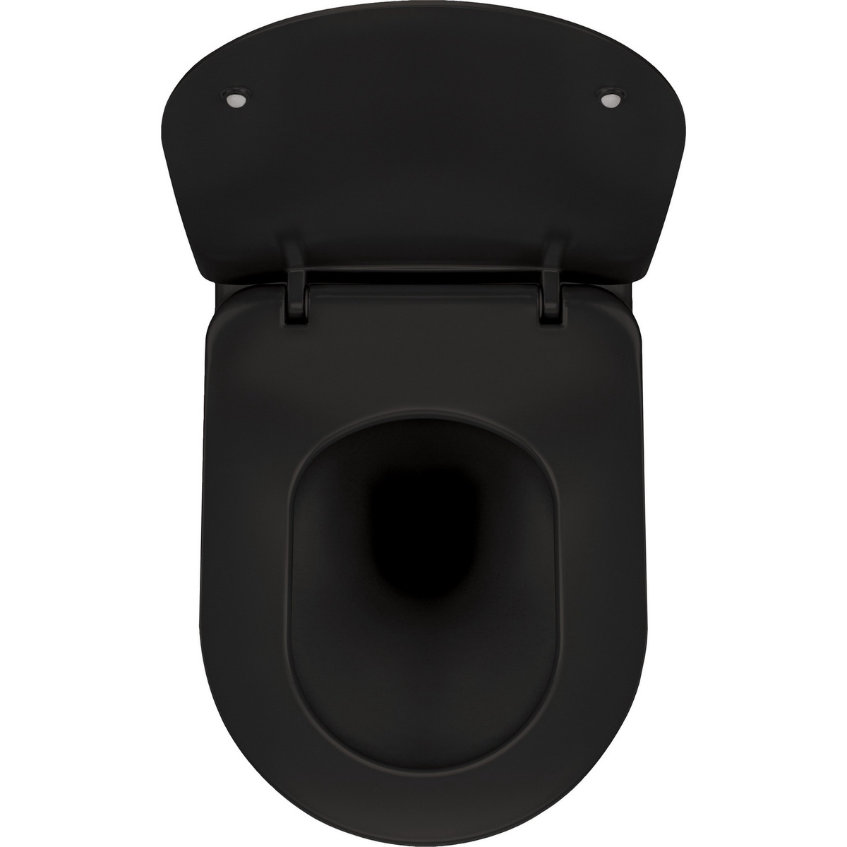 Унитаз подвесной безободковый черный DEANTE Peonia с сиденьем с микролифтом CDEDNZPW