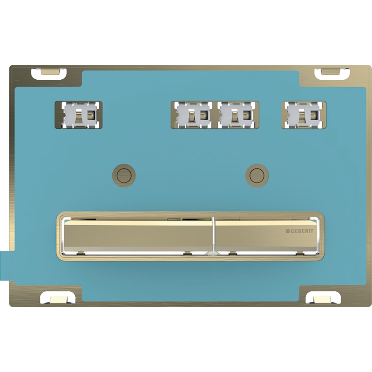 Кнопка зливу для інсталяції GEBERIT Sigma50 металева подвійна глянцева хром 115.672.00.2