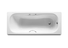 Ванна стальная металлическая прямоугольная ROCA PRINCESS 160см x 75см оборачиваемая c ручками A220370001