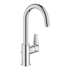 Змішувач для умивальника одноважільний GROHE QuickFix StartEdge хром латунь з донним клапаном 24201001