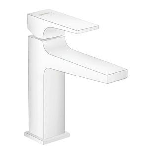 Кран на раковину одновентильний HANSGROHE METROPOL білий латунь з донним клапаном 32507700