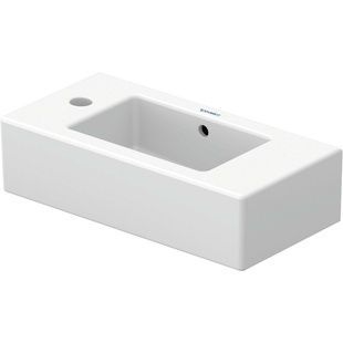 Умывальник подвесной DURAVIT Vero 500x250x150мм прямоугольный белый 0703500009