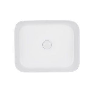 Умывальник накладной Q-TAP Tern 505x400x140мм прямоугольный белый QT17112195W