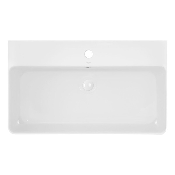 Умивальник підвісний для ванної 710мм x 425мм Q-TAP білий прямокутний QT1211K427W