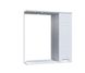 Шкафчик подвесной с зеркалом в ванную AQUARIUS SIMFONIYA 65x70x17см c подсветкой с полочкой белый AQ-U1113634561 1 из 2